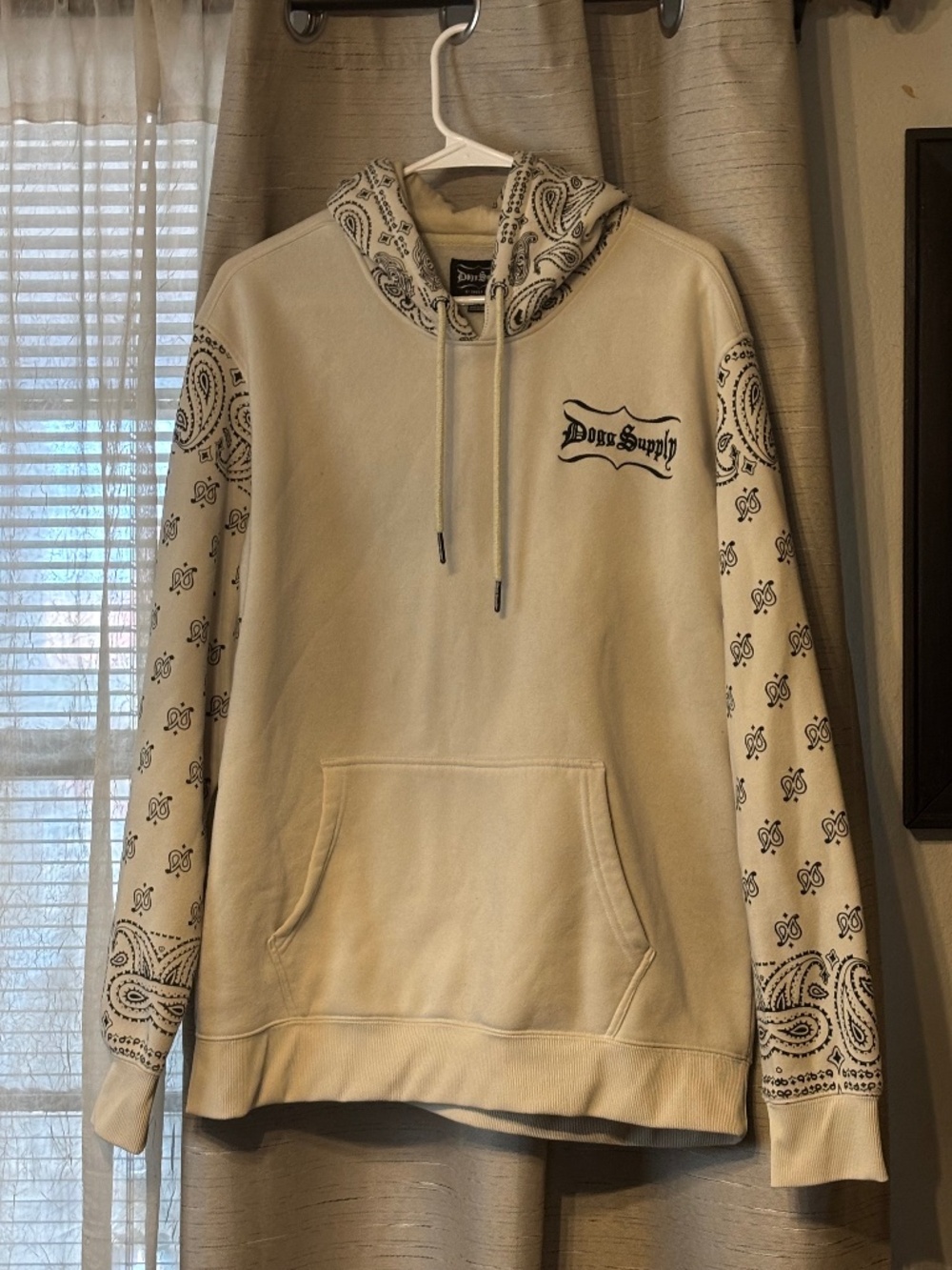 bandana paisley hoodie